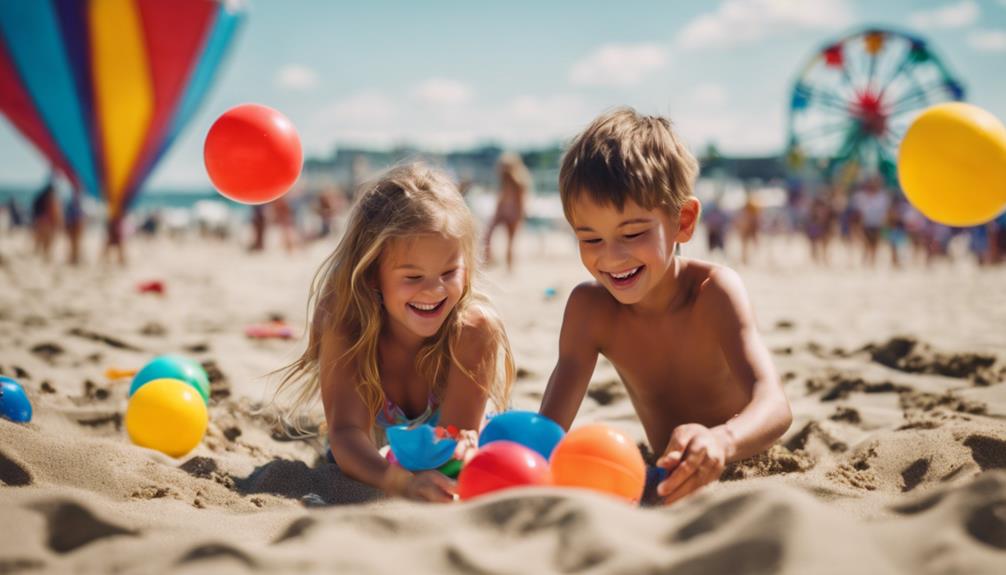beach activities for families