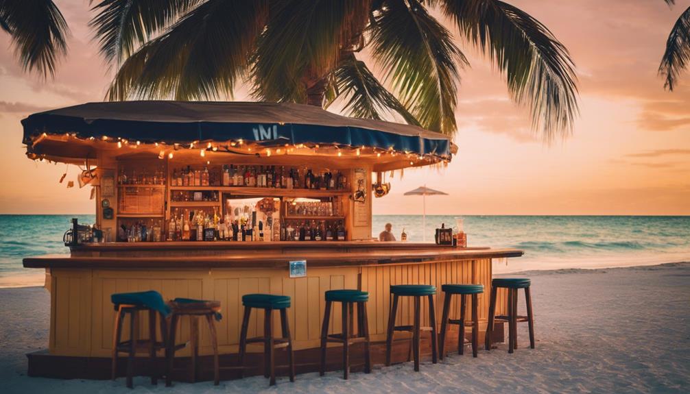 beachside bars offer relaxation