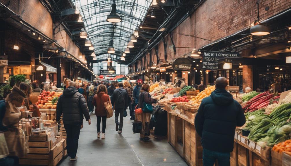 colorful markets and communities