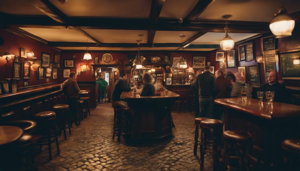 enticing pub atmosphere captured