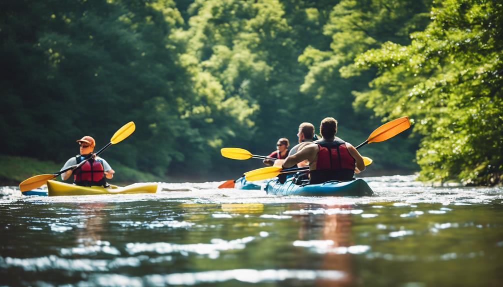 exciting paddling on chattahoochee