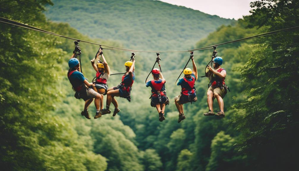 exciting zipline adventures offered