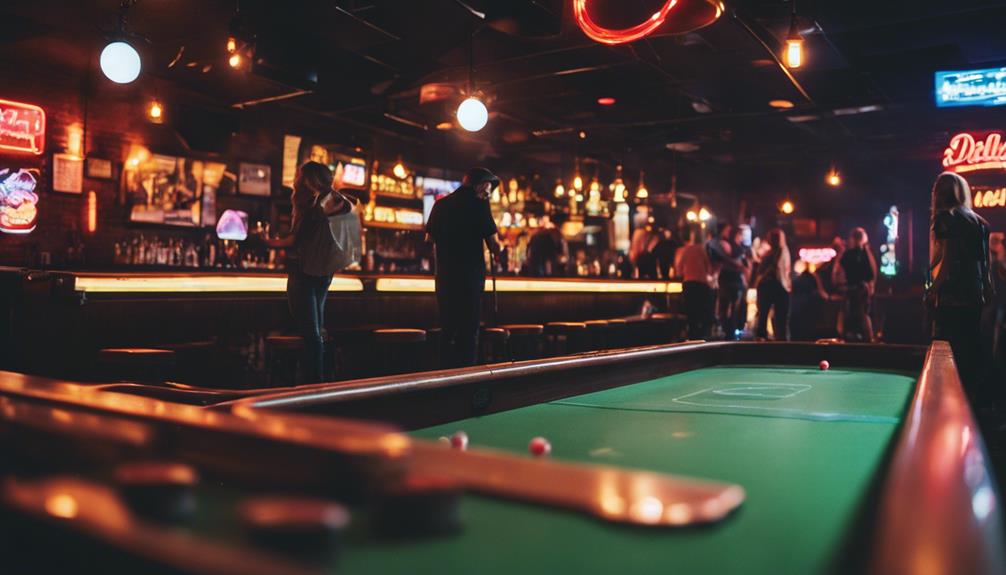 fun hangouts with shuffleboard