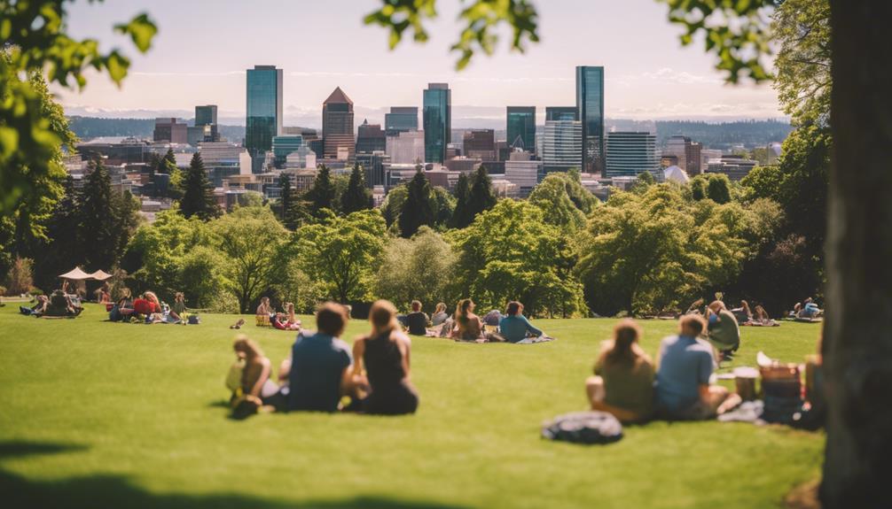 nature filled oasis in city