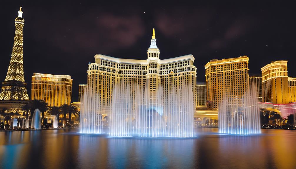 spectacular water fountain display