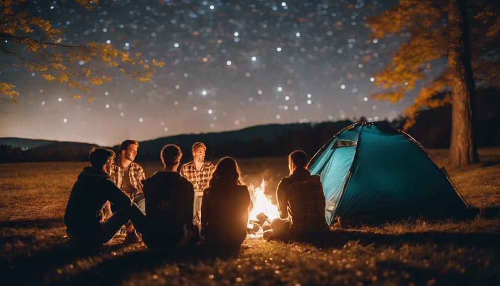 stargazing in the wilderness