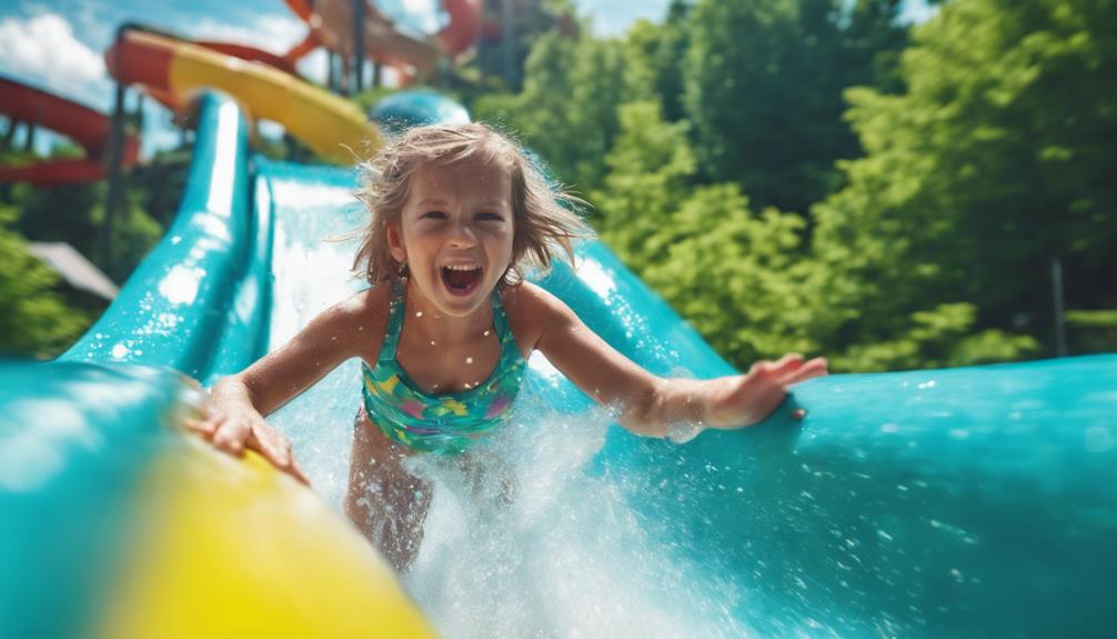 thrills at the waterpark