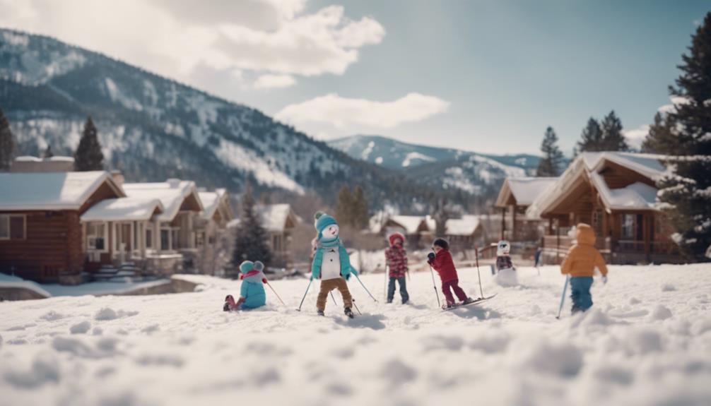 winter fun in snow