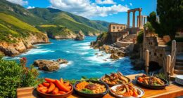 coastal beauty and flavors