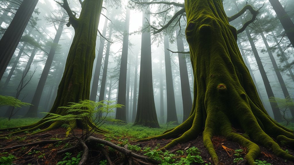 ancient japanese cedar forests