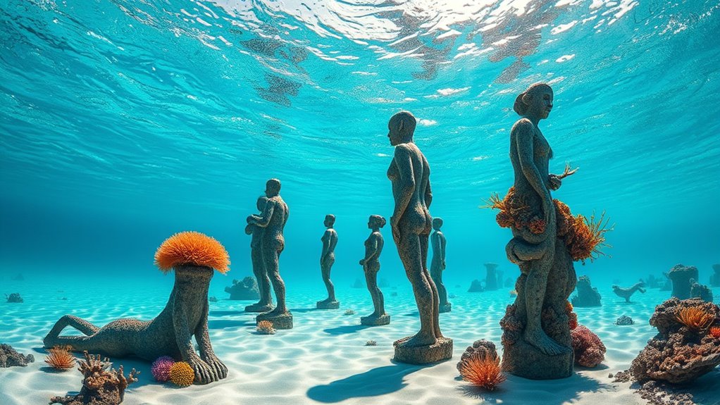 caribbean underwater sculpture parks