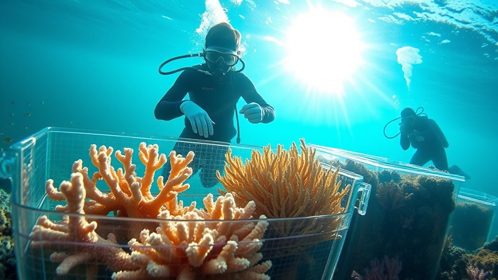 coral restoration through community