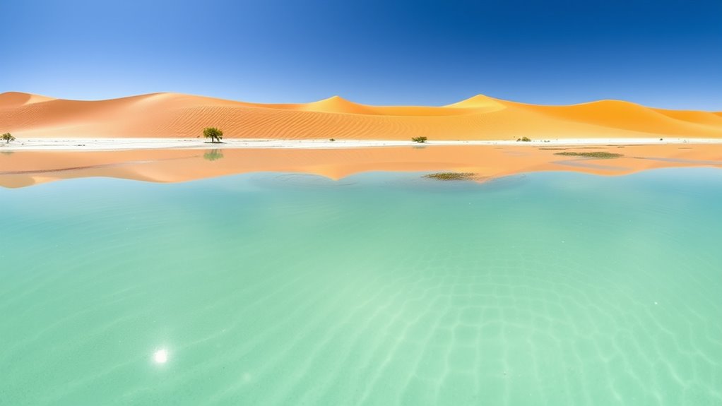 famous flooding sand dunes