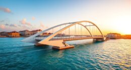 floating caribbean bridge