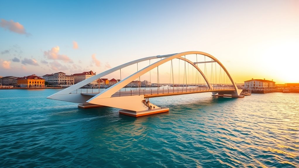 floating caribbean bridge