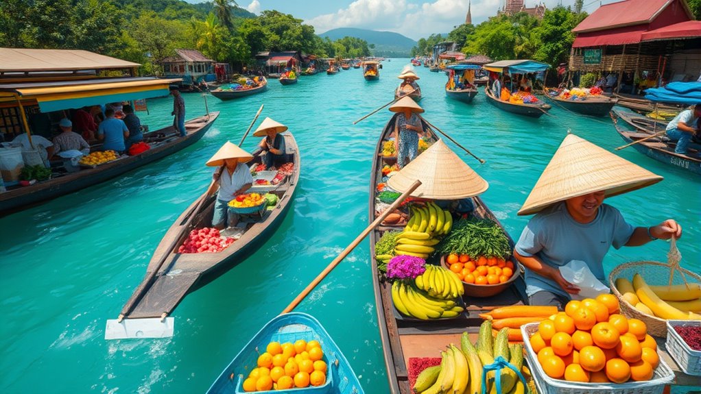 floating markets preserve cultural heritage