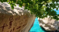 hidden arawak petroglyphs discovered