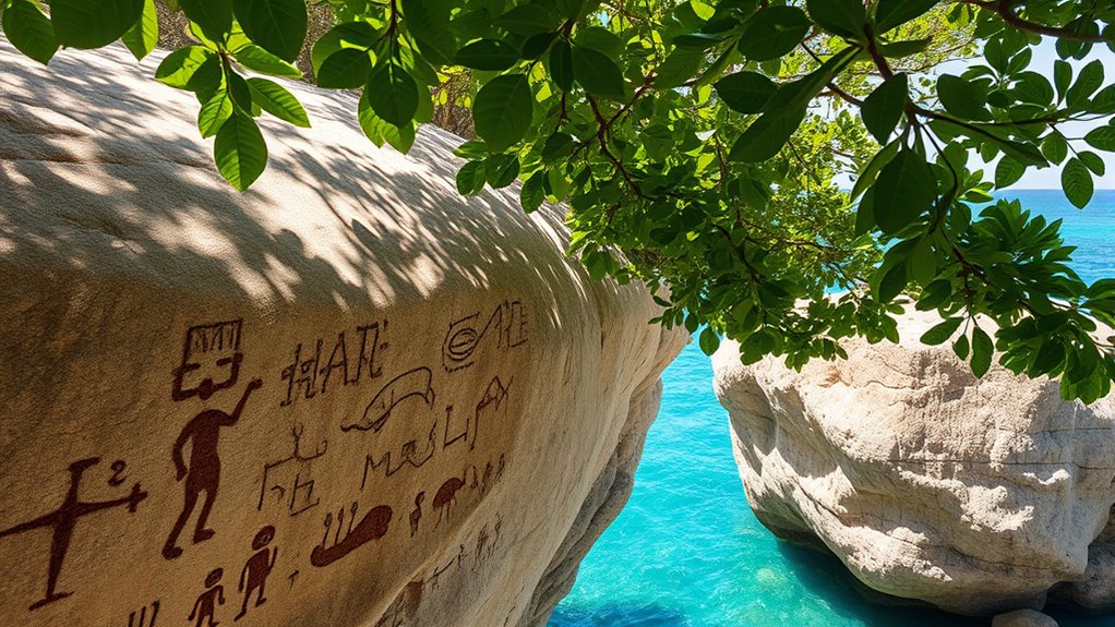 hidden arawak petroglyphs discovered