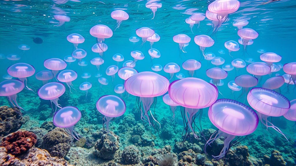 jellyfish lake s sting free inhabitants