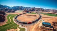 modern rail links reshape central asia