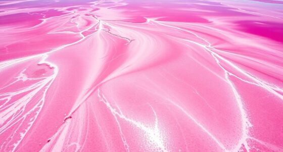 pink lake s bubble gum color