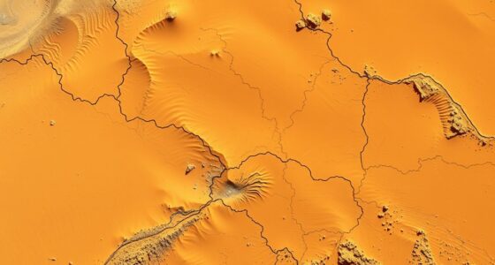 satellite mapping of trade routes