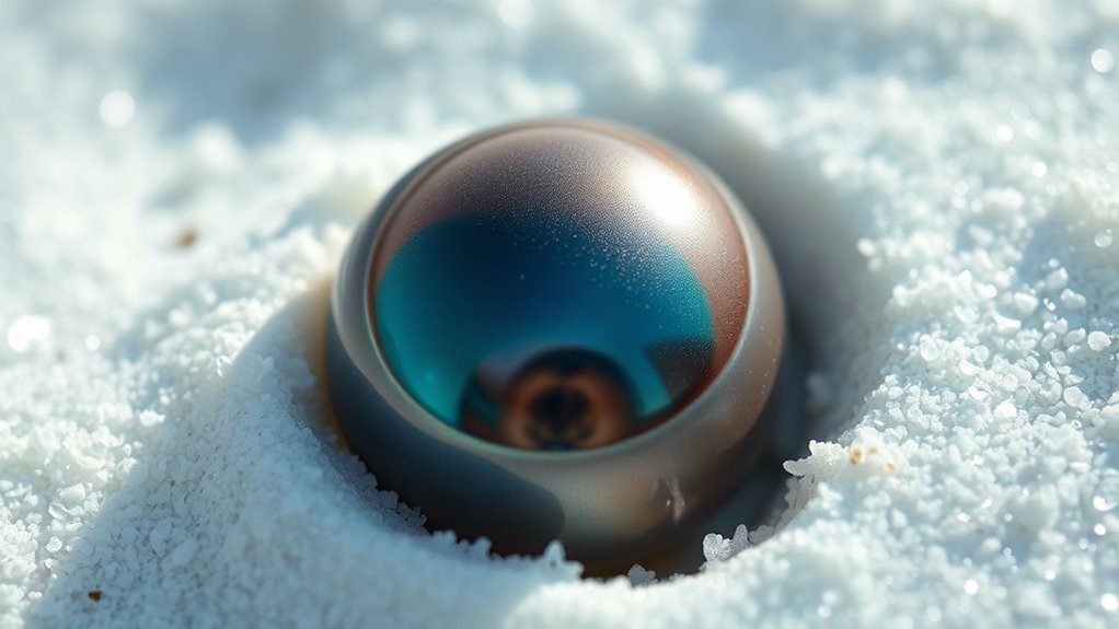 unique geological pearl formation