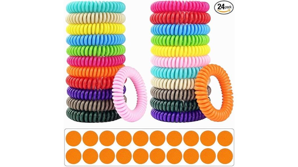 24 pack mosquito bracelets