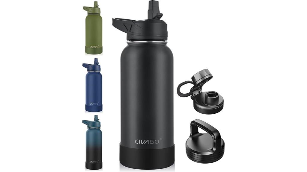 32 ounce insulated water bottle