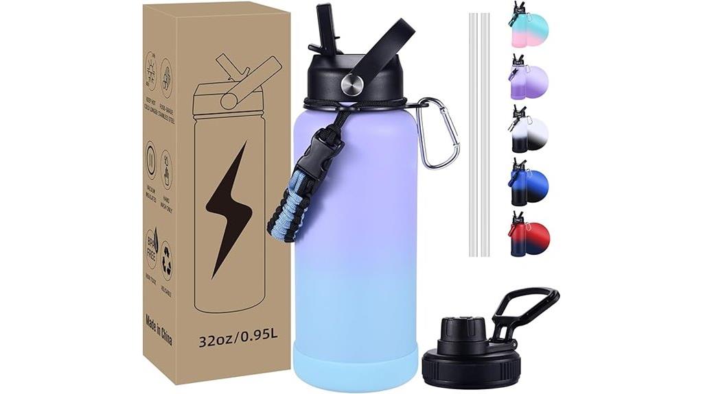 32 oz insulated water bottle