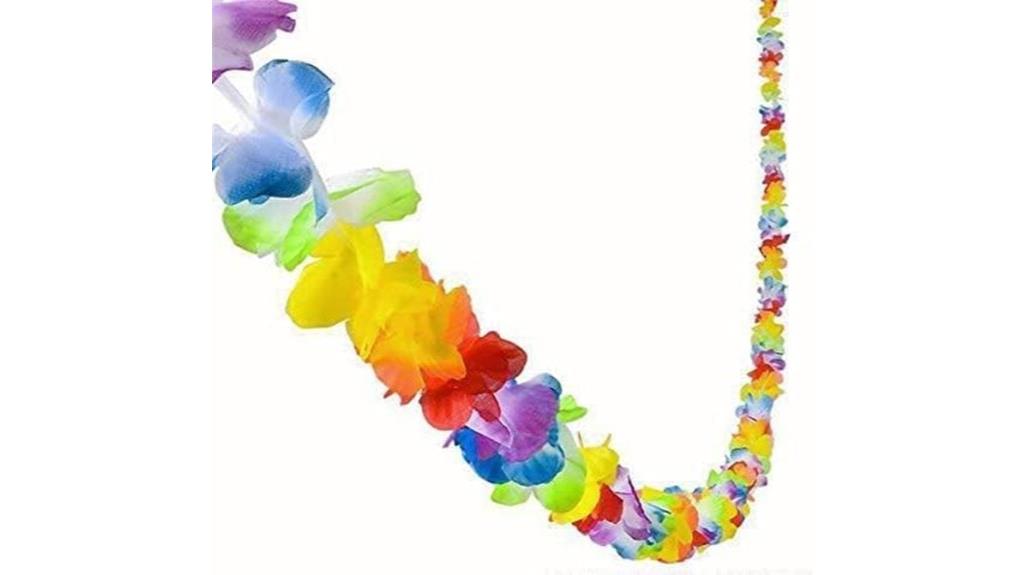 72 foot plastic flower lei