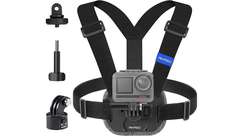 adjustable chest mount harness