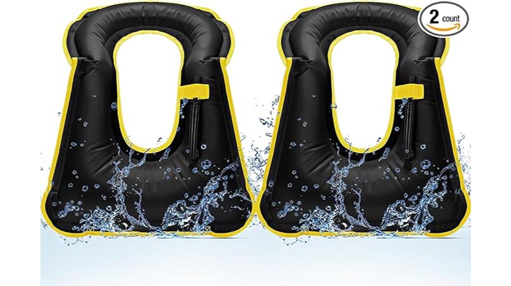 adult inflatable snorkel vests