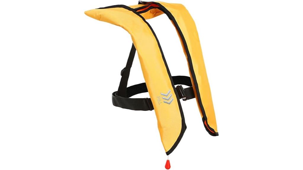 adult manual inflatable life jacket