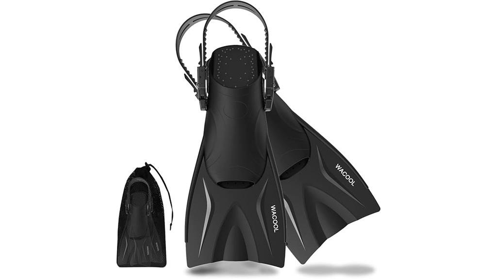 adult short adjustable fins