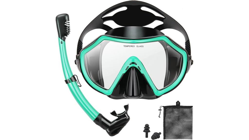 adult snorkeling gear set
