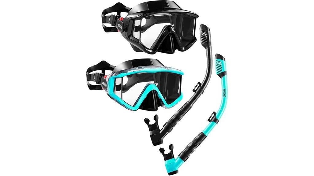 adult snorkeling gear set