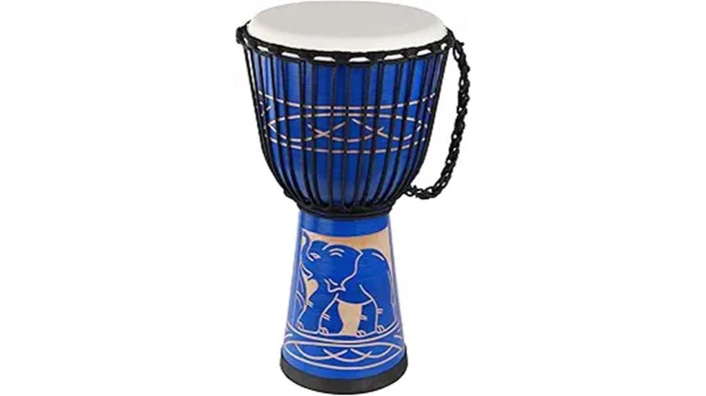 african mahogany hand drum