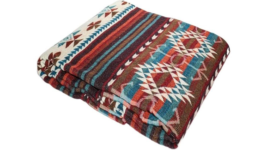 alpaca native pattern blanket