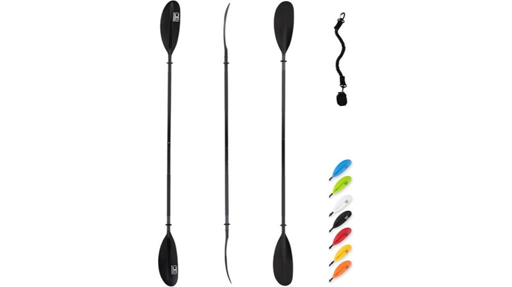aluminum shaft kayak paddle