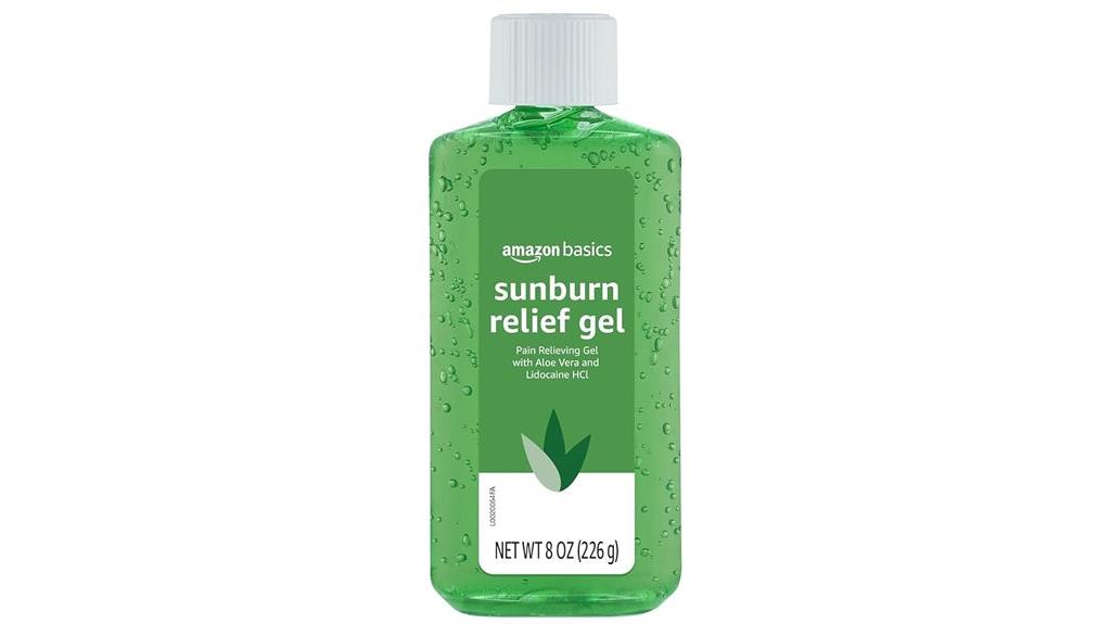 amazon aloe sunburn gel