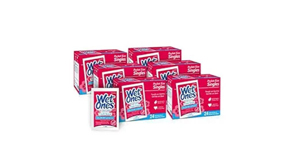 antibacterial hand wipes pack