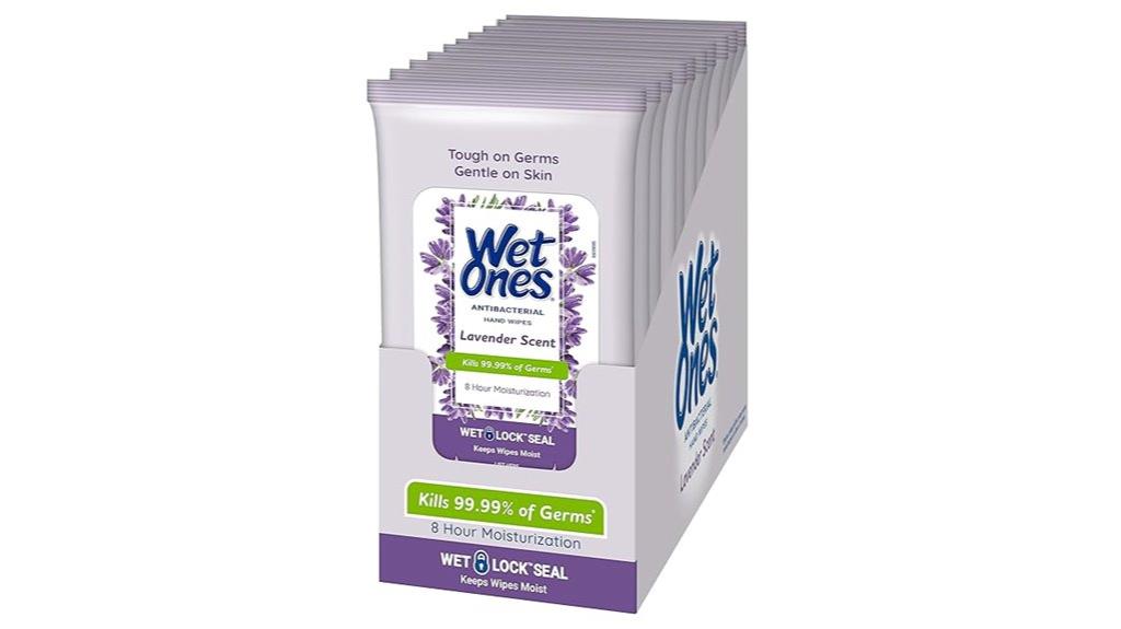 antibacterial hand wipes pack