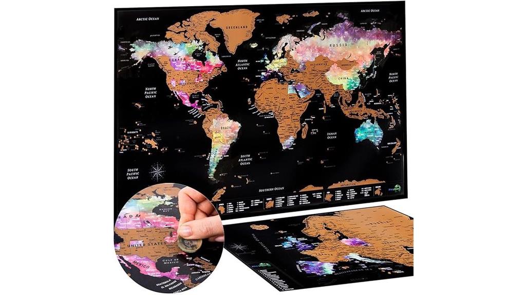 atlas and green world map