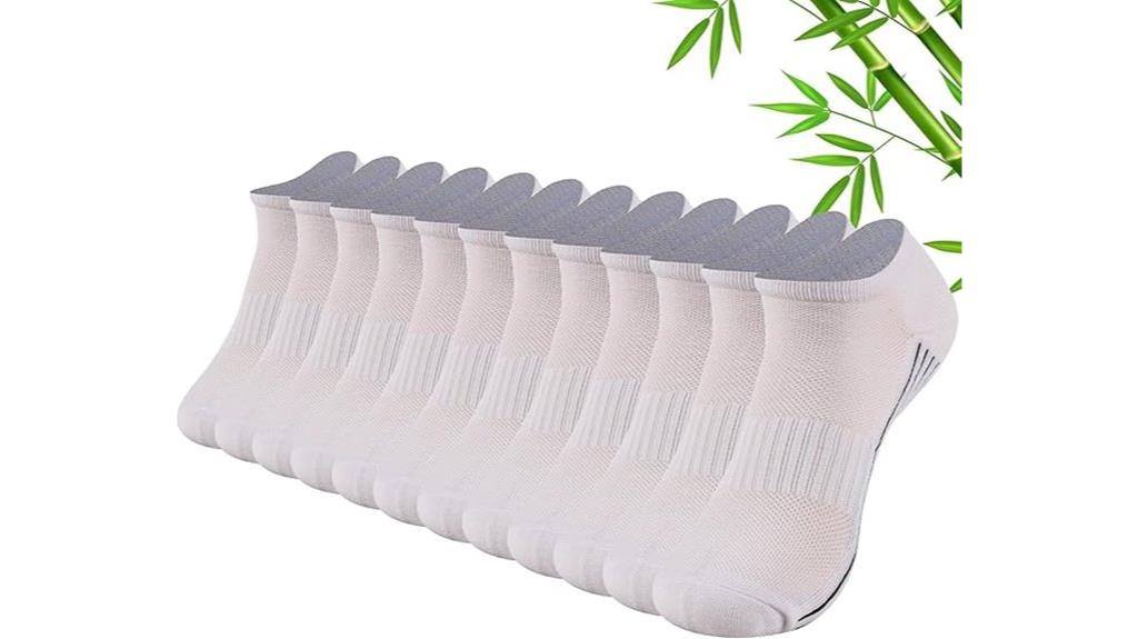 bamboo cushioned athletic socks