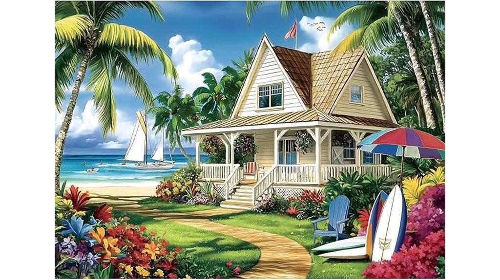 beach house puzzle set