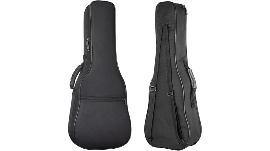 black 23 24 inch ukulele bag