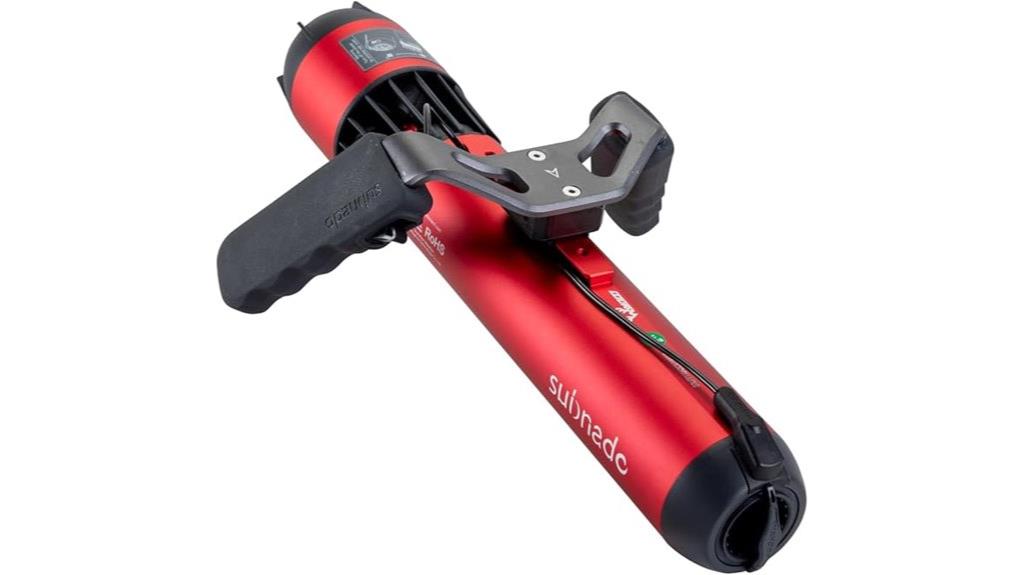 black and red scooter