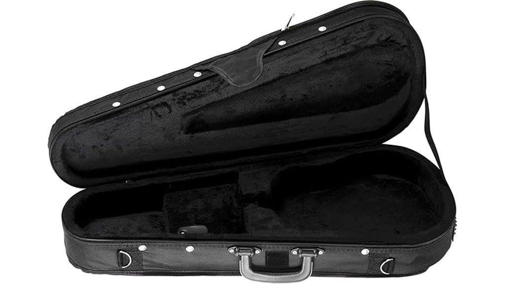 black polyfoam ukulele case