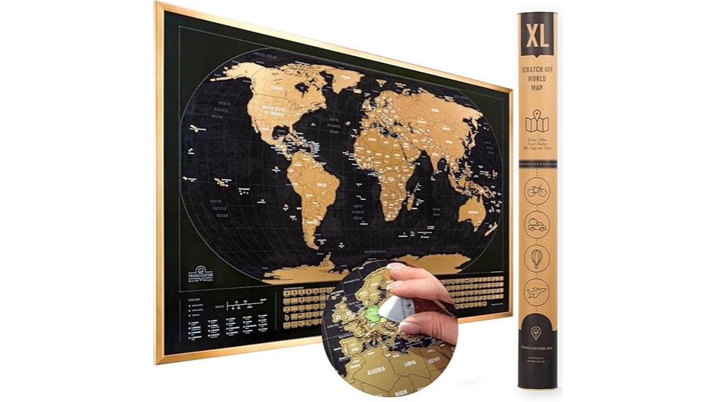 black xl world map